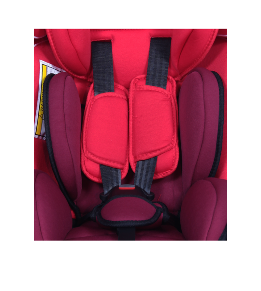 siège auto pivotant ISOFIX groupe 0/1/2/3 rouge – mon bébé