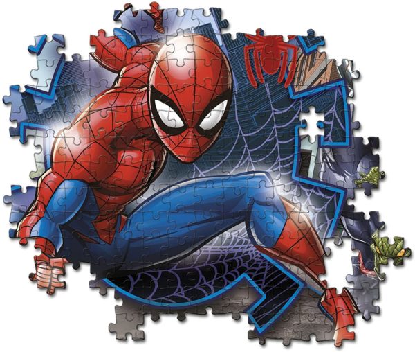 Puzzle Supercolor Spider-Man – 104 pcs – Clementoni - Image 3