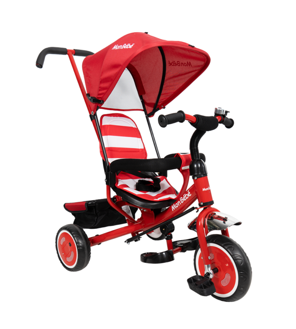 TRICYCLE POUSSETTE EVOLUTIF-MON BEBE