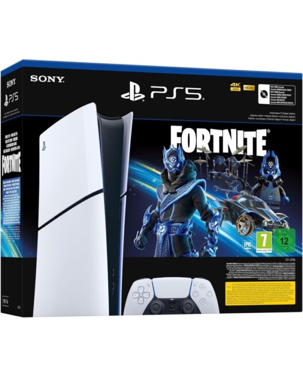 Playstation 5 - Édition Digital Slim + Fortnite DLC