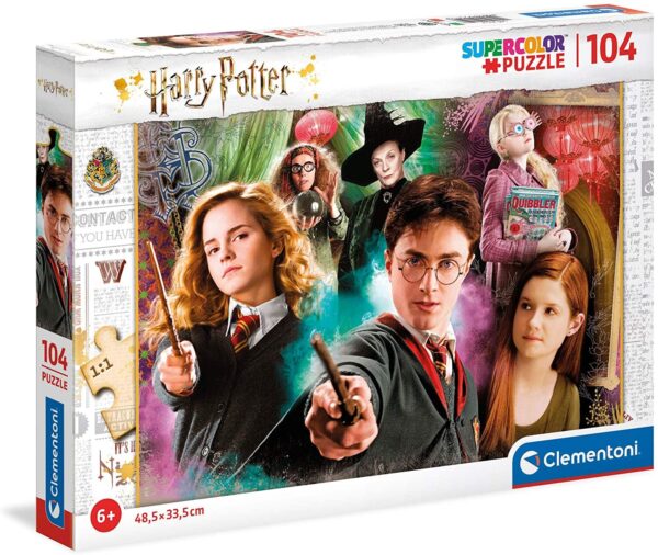 Puzzle Supercolor Harry Potter – 104 pcs – Clementoni