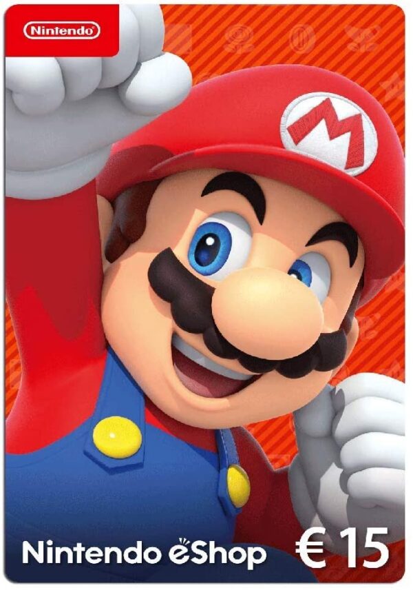 Carte Cadeau Nintendo eShop 15€