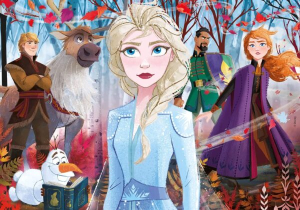 Puzzle Supercolor Frozen II – 2x20 pcs – Clementoni – Image 2