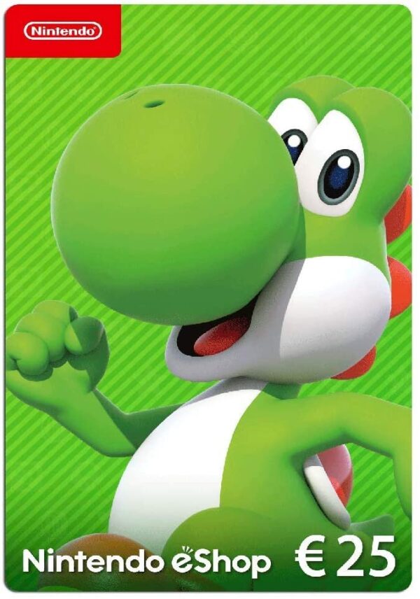 Carte Cadeau Nintendo eShop 25€