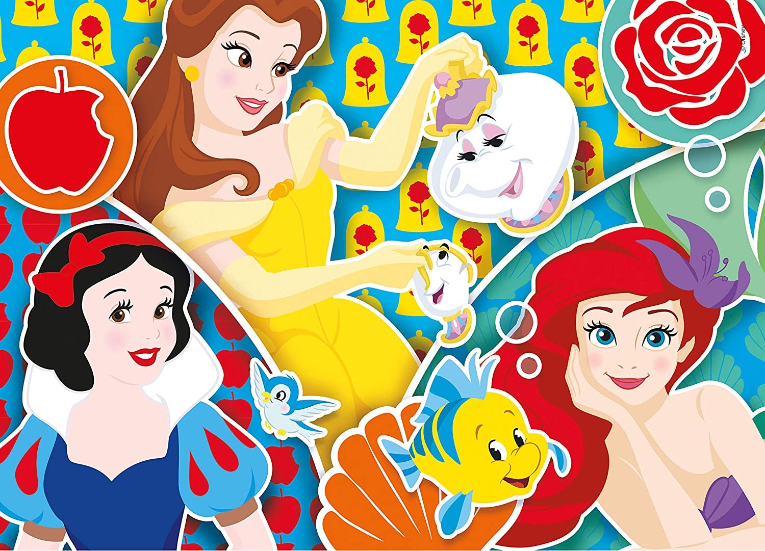 Puzzle Supercolor Disney Princess – 2x20 pcs – Clementoni – Image 3