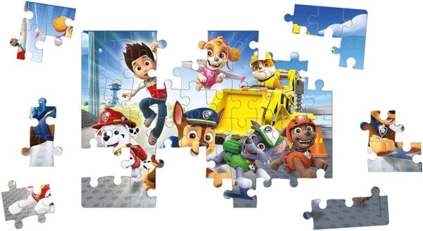 Puzzle Supercolor Paw Patrol Double Face Coloring – 60 pcs – Clementoni – Image 3