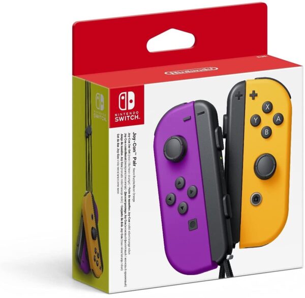 Joy-Con Violet Néon/ Orange Néon