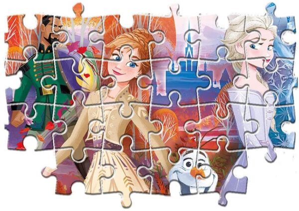 Puzzle Supercolor Frozen II – 2x20 pcs – Clementoni – Image 4