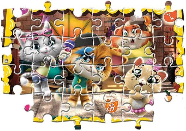 Puzzle Supercolor 44 Cats – 2x20 pcs – Clementoni – Image 4