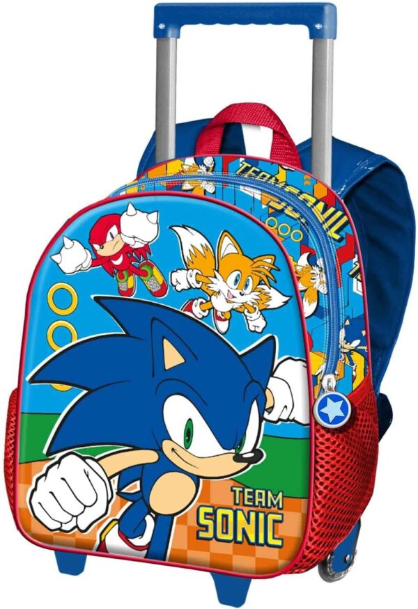 Sac à dos 3D à Roulettes Petit - Sonic Team