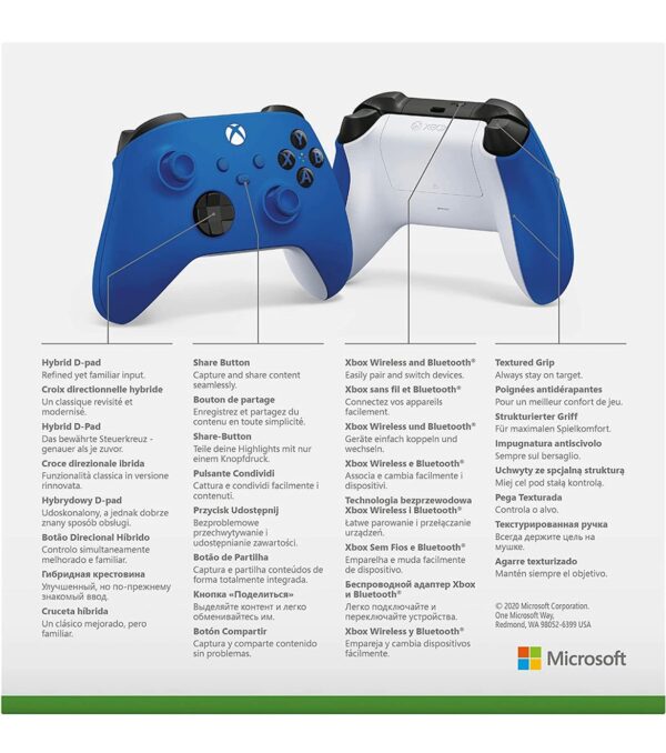 Manette Xbox Shock Blue – Image 5