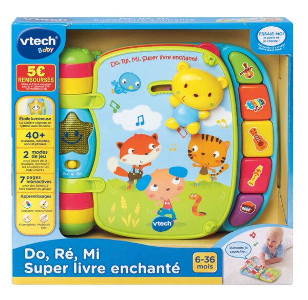 Do, Ré, Mi super livre enchanté Bleu - Vtech – Image 5