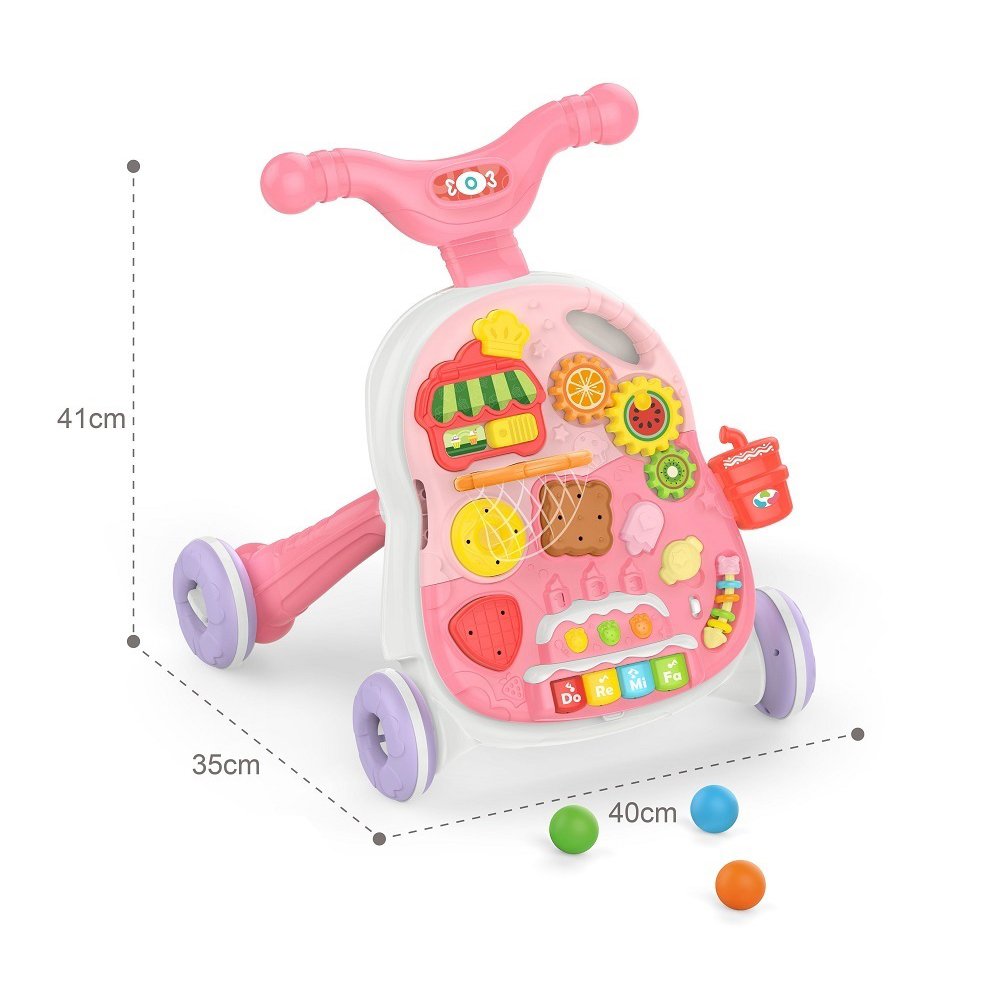 TROTTEUR ET TABLE MUSICAL 2 EN 1 - HUANGER – Image 2