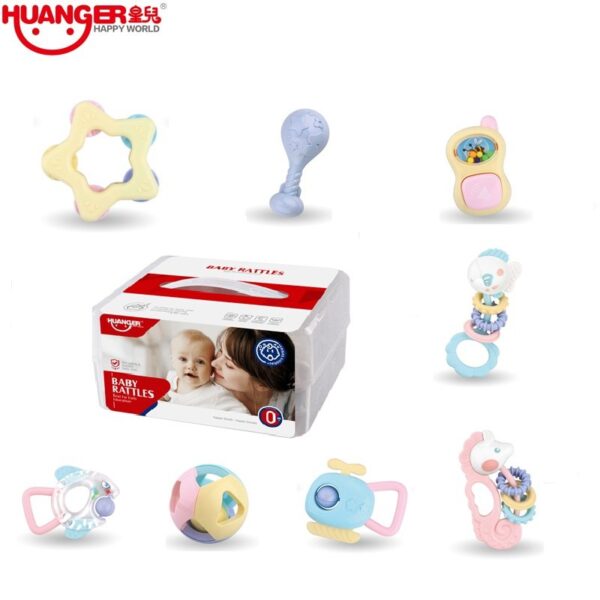 Coffret 8 Hochets Bébé - Huanger