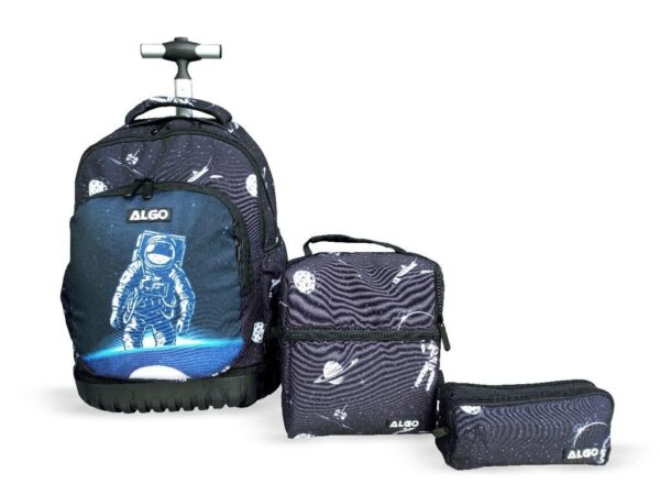 CARTABLE A ROULETTE, SAC GOUTER ET TROUSE – ALGO
