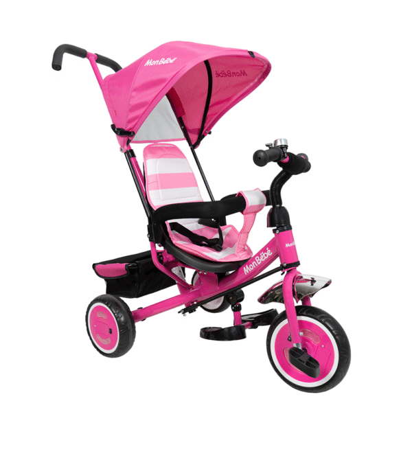 TRICYCLE POUSSETTE EVOLUTIF-MON BEBE