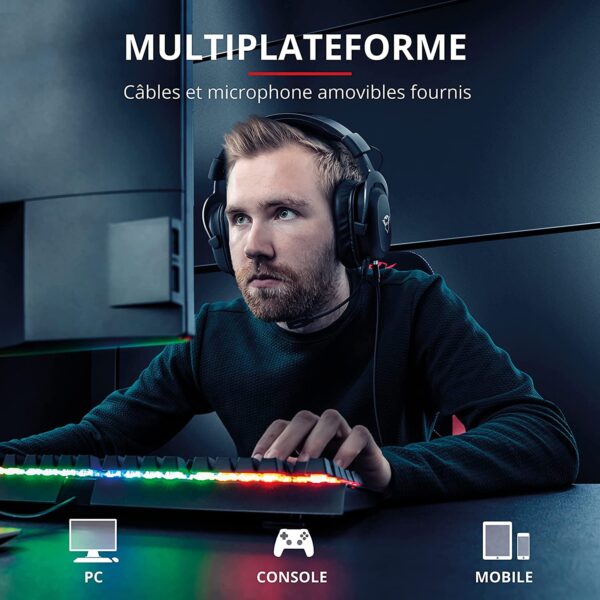 Casque Gaming Trust GXT 414 Zamak – Image 3