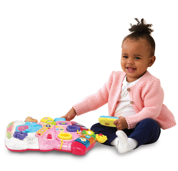 Super Trotteur parlant 2 en 1 rose - Vtech – Image 2