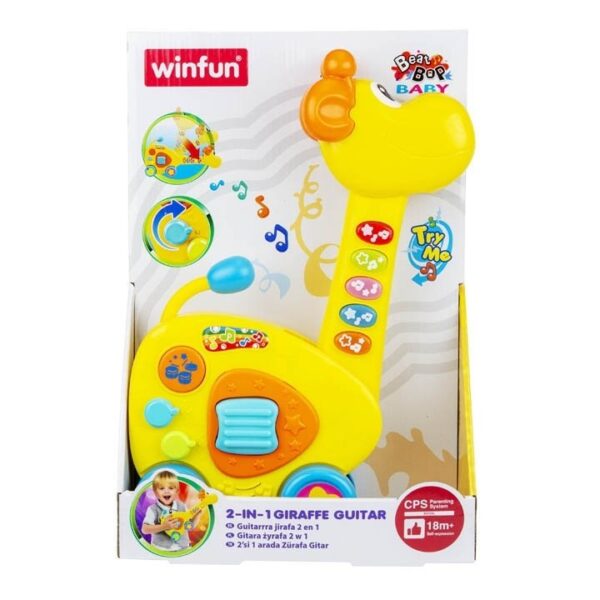 Guitare Girafe 2-en-1 - Winfun