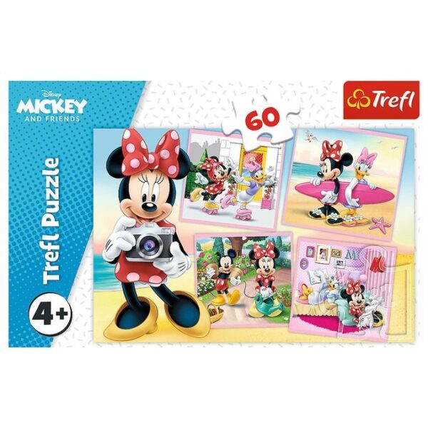 Puzzle Minnie Mouse 60 Pièces – Trefl – Image 3