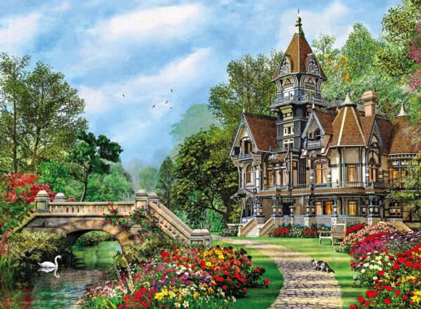 Puzzle Old Waterway Cottage - 500 pcs - Clementoni – Image 2