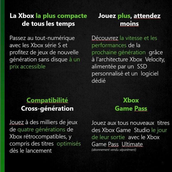 XBOX Series S - Digitale 4K HDR – Image 6